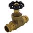 3/4" Press Gate Valve (Lead-Free Brass)