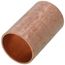 1-1/8" OD ACR Copper Coupling w/ Roll Stop