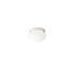 Ceiling Space 7.5" 1 Light Flush Mount w/ White Globe (White)