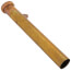 1-1/2" x 12" Rough Brass Dishwasher Tailpiece with Solid Brass Nut, 17 GA, Direct Connect (1/2" Copper)