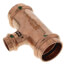 4" x 4" x 3/4" ProPress XL-C Copper Tee (Lead Free)