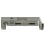 Screwless End Stop, Low Profile - Gray