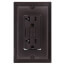 Radiant Spec-Grade Self-Test GFCI Receptacle - Brown (20A)