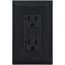 Radiant Spec-Grade Self-Test GFCI Receptacle - Black (20A)