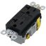 Radiant Spec-Grade Self-Test GFCI Receptacle - Black (20A)