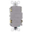 Radiant Spec-Grade Self-Test GFCI Receptacle - Gray (20A)