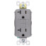 Radiant Spec-Grade Self-Test GFCI Receptacle - Gray (20A)