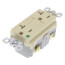 Hospital-Grade Self-Test Duplex GFCI Receptacle, NEMA 5-20R - Ivory (20A)