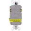 Hospital-Grade Self-Test Duplex GFCI Receptacle, NEMA 5-20R - White (20A)