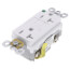 Hospital-Grade Self-Test Duplex GFCI Receptacle, NEMA 5-20R - White (20A)