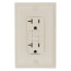 Radiant Spec-Grade Self-Test GFCI Receptacle - Ivory (20A)