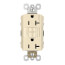Radiant Spec-Grade Self-Test GFCI Receptacle - Light Almond (20A)