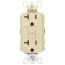 Radiant Spec-Grade Tamper-Resistant Self-Test Duplex GFCI Receptacle, NEMA 5-20R - Ivory (20A)