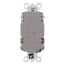Radiant Spec-Grade Tamper-Resistant Self-Test Duplex GFCI Receptacle, NEMA 5-20R - White (20A)