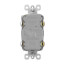 Radiant Spec-Grade Weather-Resistant Self-Test Duplex GFCI Receptacle, NEMA 5-20R - Gray (20A)