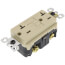Radiant Spec-Grade Weather-Resistant Self-Test Duplex GFCI Receptacle, NEMA 5-20R - Ivory (20A)