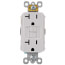 Radiant Spec-Grade Self-Test GFCI Receptacle - White (20A)