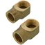 1/2" Female NPT Space Saver 90 Degree Elbows, 21-191L
