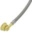 E-Z Install Wall Mount Faucet Stainless Steel Water Line Kit (3/8", 22" Long), 21-443L