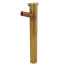 1-1/2" x 12" Rough Brass Dishwasher Tailpiece (3/4" Copper)