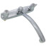 Classic Two Handle Kitchen Faucet, 3-Hole Install (Chrome)