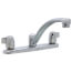 Classic Two Handle Kitchen Faucet, 3-Hole Install (Chrome)