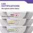 Battery Powered Combination Smoke and Carbon Monoxide Detector w/ Alarm LED Warning Lights & Voice Alerts
