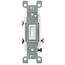 15A 3-Way Toggle Co/alr Switch, Grounding (White)