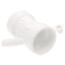 White PVC Appliance Wye, 1-1/2" x 1-1/2" x 3/4" (HxHxBarb)