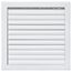 12" x 12" Aluminum Curved Blade Register (A611MS Series)