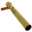 1-1/2" x 12", 20 Gauge, Brass Dishwasher Tailpiece with 3/4" Branch (Rough Brass)