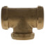1-1/2" 3-Way Tee with Nut & Washer (Rough Brass)