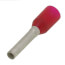 0.55" Electro-Tin Plated Insulated Ferrule, 18 AWG/1.0mm2 (Red)