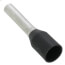 0.55" Electro-Tin Plated Insulated Ferrule, 16 AWG/1.5mm2 (Black)