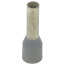 0.71" Electro-Tin Plated Insulated Ferrule, 12 AWG/4mm2 (Gray)