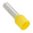 0.79" Electro-Tin Plated Insulated Ferrule, Gastight Crimped, 10 AWG/6mm2 (Yellow)