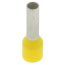 0.79" Electro-Tin Plated Insulated Ferrule, Gastight Crimped, 10 AWG/6mm2 (Yellow)
