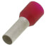 0.87" Electro-Tin Plated Insulated Ferrule, 8 AWG/10mm2 (Red)
