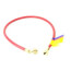 PLUS II AC Red Charging Hose w/ SealRight Low Loss Anti-Blow Back Fitting (72" Length)