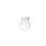 Ceiling Space 5.75" 1 Light Flush Mount (White)