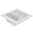 6" x 6" (Wall Opening Size) Three-Way White Sidewall/Ceiling Register (A613MS Series)
