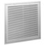 20" x 20" (Wall Opening Size) White Steel Fixed-Bar Filter Grille (96AFBT Series)