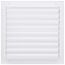 10" x 10" (Wall Opening Size) Three-Way White Sidewall/Ceiling Register (A613MS Series)