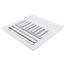 10" x 10" (Wall Opening Size) Three-Way White Sidewall/Ceiling Register (A613MS Series)