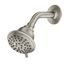 Spot Resist Brushed Nickel 8 Function 4" Diameter Spray Head Wallmount, 218W0SRN