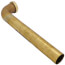 1-1/2" X 12" Rough Brass Slip Joint Waste Bend, 20 GA w/ Nuts & Washers