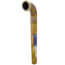 1-1/2" x 15" Rough Brass Slip Joint Waste Bend, 22 GA