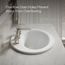 Pennington 20-1/4" Drop-In Bathroom Sink for 8" Widespread Faucets (White), K-2196-8-0