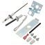 Universal Flame Sensor & 120V Silicon Nitride Upgrade Kit for Conversion of Silicon Carbide (Flat or Spiral)