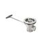 Royal Series RotoPro 3-1/2" Ball Valve Waste Drain, Nickel Plated Cast Bronze